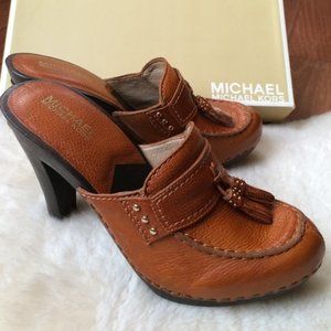 Michael Kors Leather Clogs
